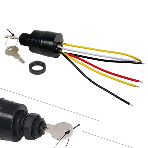 Boat ignition key switch - ignition,