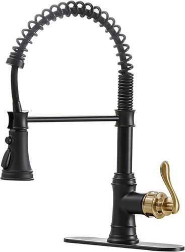 Bwe black and gold kitchen - gold,