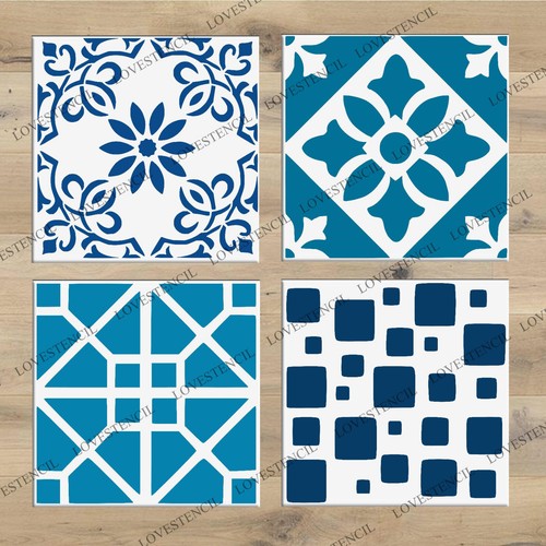 Tile stencils lovestencil - tile,