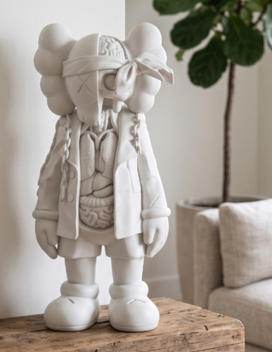 Kaws style figure mixed - style,