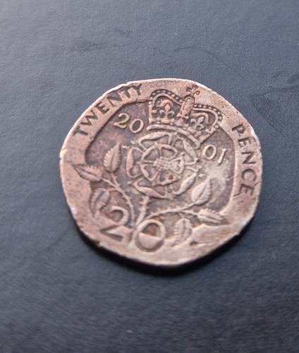 2001 pence piece - pence,