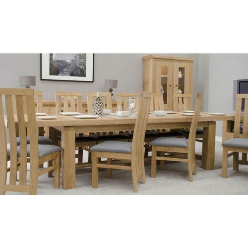Solid oak extending table 10 - solid,