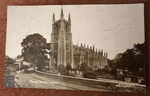Antique postcard croydon - antique,