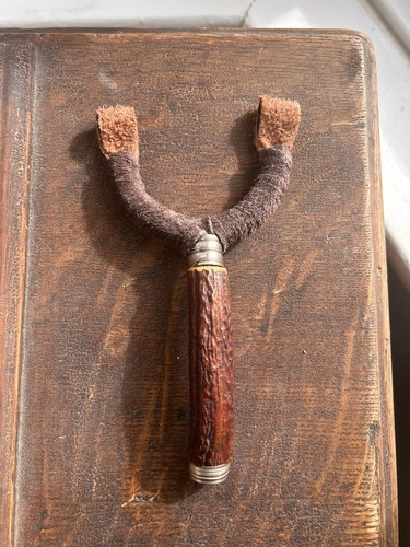 Leather wrapped gyspy catapult - leather,