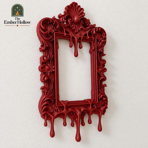 Dripping ornate picture frame - dripping,