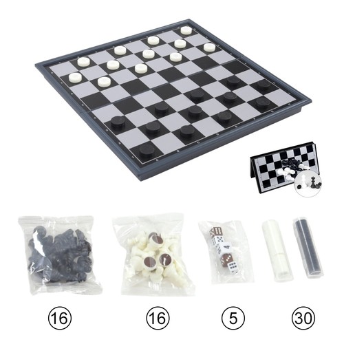 Magnetic board game - 3-in-1, set