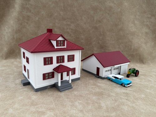 Scale house garage - scale,