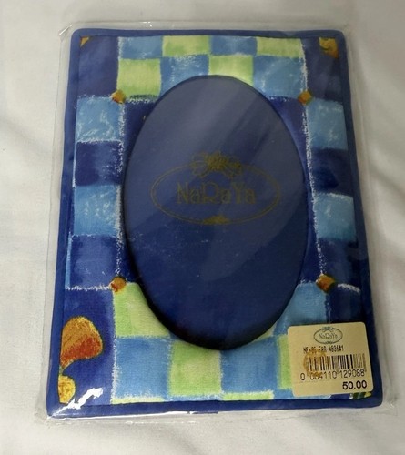 Naraya fabric photo frame - frame, blue