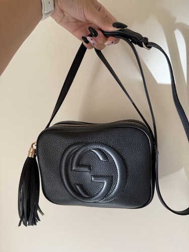 Gucci soho disco black leather - soho,