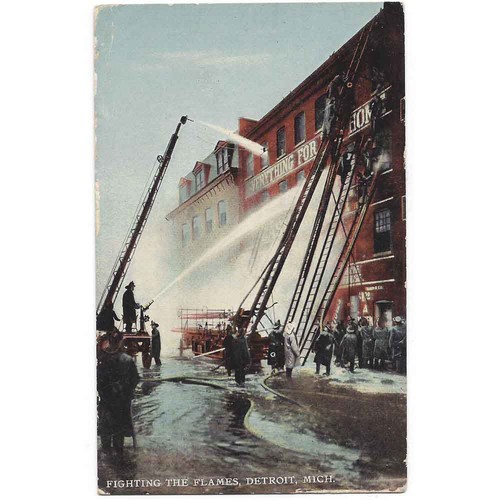 Detroit fighting the flames - detroit,