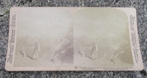 Antique stereoview stereoscope - antique,