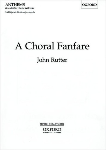 Choral fanfare vocal score - a,