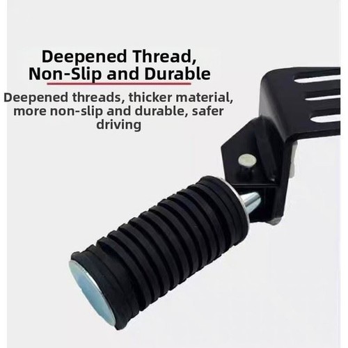 Foldable foot pedal retrofit - foldable,