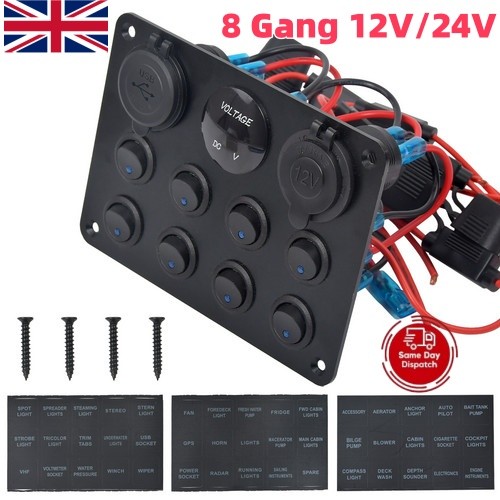 Gang 12v 24v inline fuse - inline,