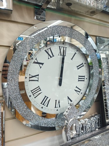 Round crushed mirror jewel - round,