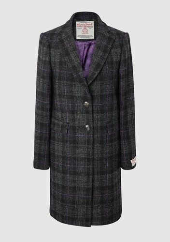 Ladies grey purple - grey/purple, check