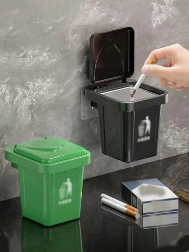 Windproof ashtray with lid - ashtray,