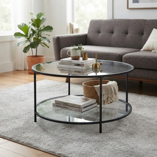 Stylish round coffee table - stylish,