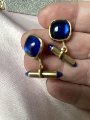 Vintage cobalt blue glass - blue,