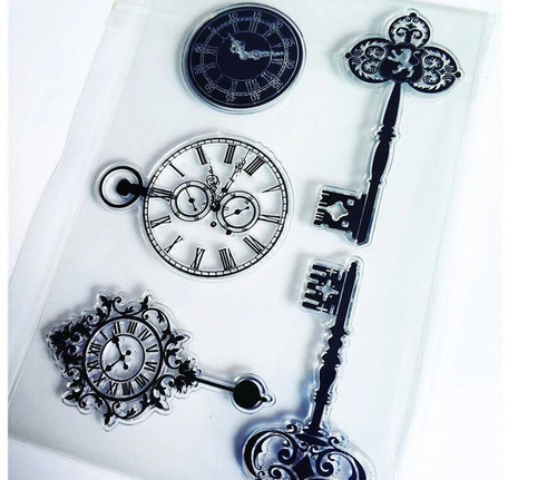 Clocks pocket watch and keys - clocks,