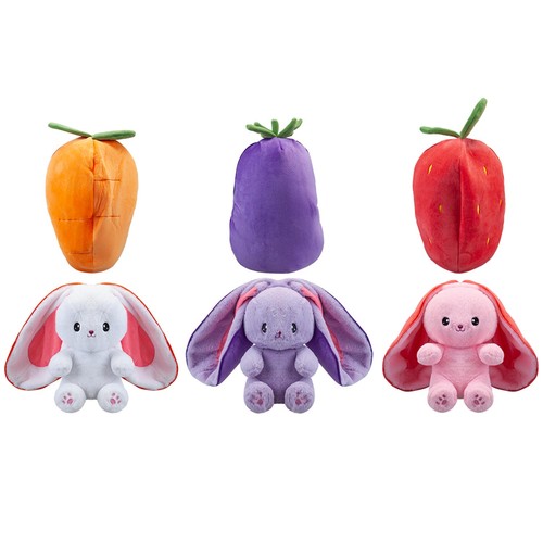 Bunny soft toy folding - bunny, plush