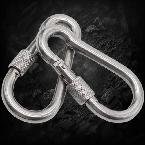 Large small carabiner clips - small,
