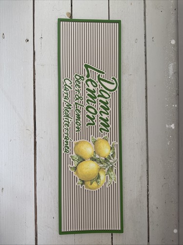 Damm lemon beer bar runner - damm,