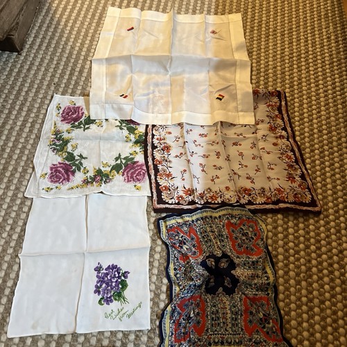 Vintage handkerchiefs - vintage, x