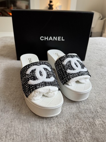 Chanel platform black and - platform,