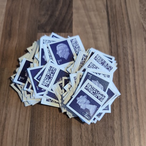 Stamps unfranked purple - gb,