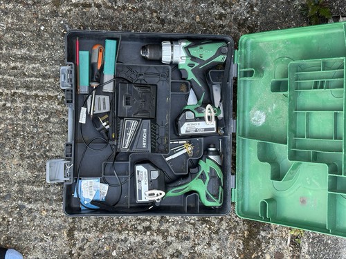 Hitachi 18v combi drill and - 18v,