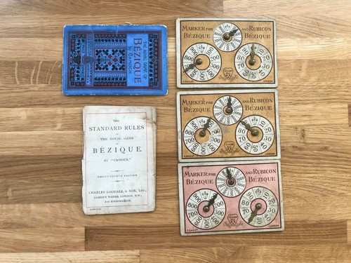 Old cards bezique - old, camden