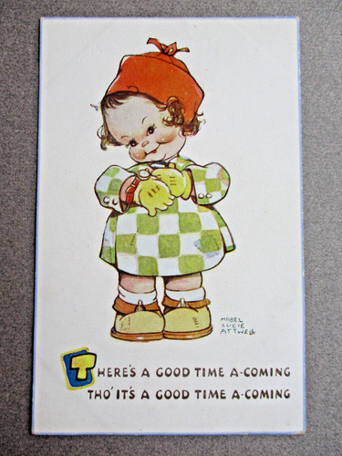 Mabel lucie attwell postcard - mabel,