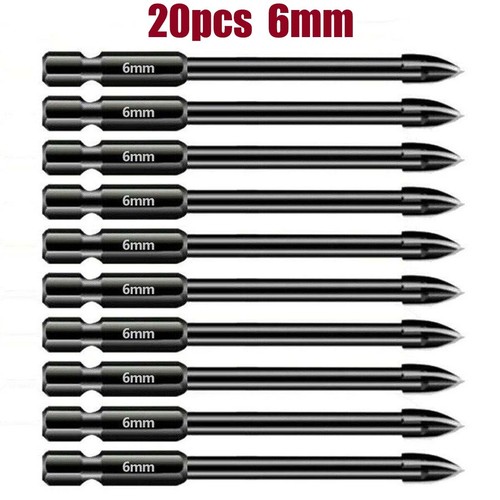 20x 6mm tile - tile, drill