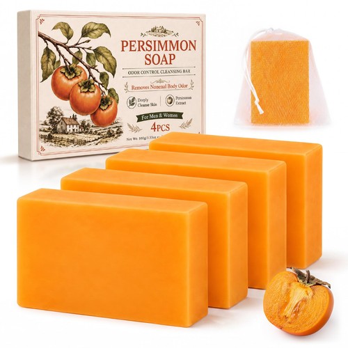 Pack persimmon soap bars for - soap,