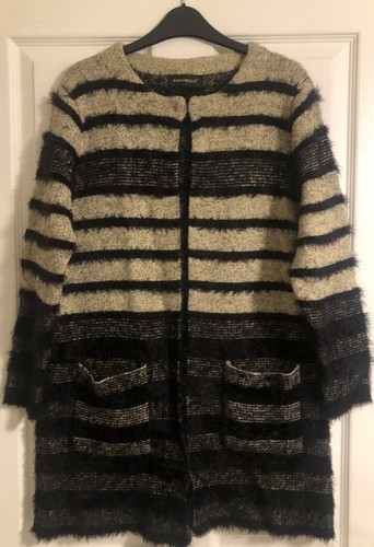 Poramour black fluffy beige - black, fluffy/beige