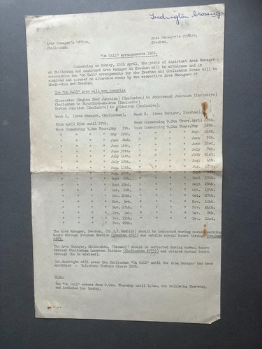 Vintage 1966 british railways - british,