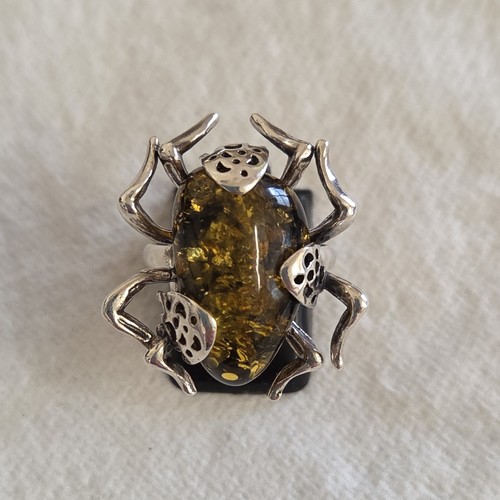 Chunky sterling silver green - silver,