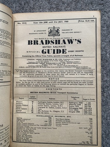 Bradshaw british railways - bradshaw's,