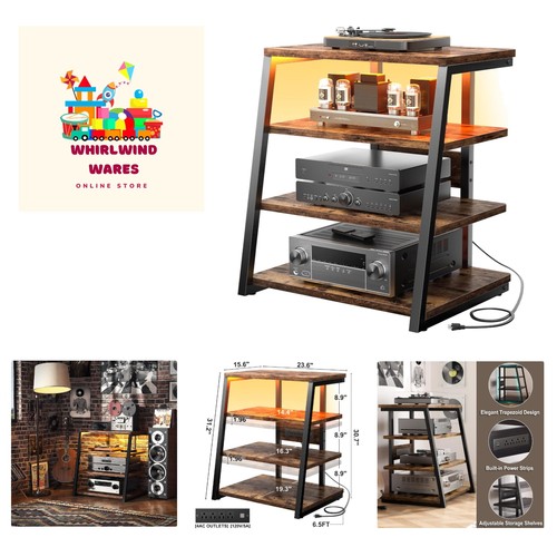 Tier media stand with - av,