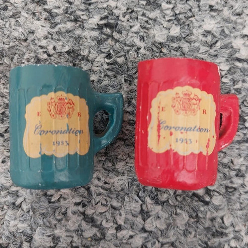 Coronation 1953 pair - 1953, ceramic