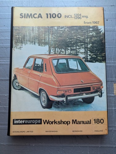 Intereurope simca 1100 - 1100, (1967-)