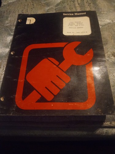 Dresser service manual fuel - service, manual/fuel