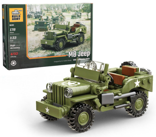 Buildarmy ww2 american jeep - buildarmy,