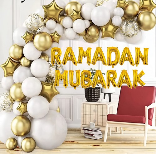 Ramadan mubarak balloon arch - ramadan,