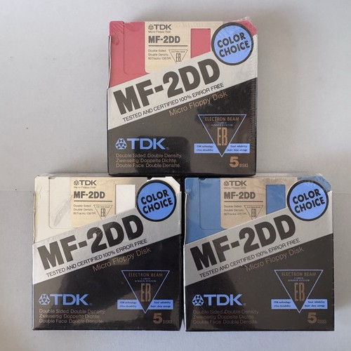 15x tdk floppy disks - disks, mf-2dd