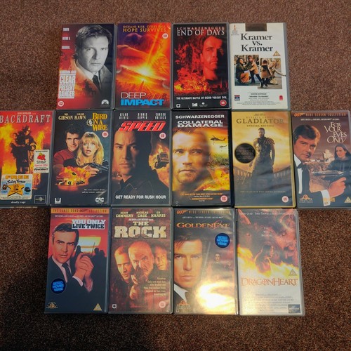 Action vhs video collection - action,
