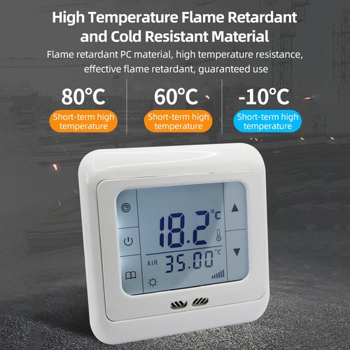 16a touch lcd floor - 16a, heating