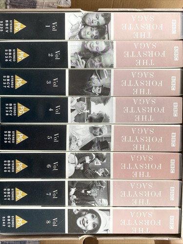 Vhs tapes the forsyte saga - vhs,