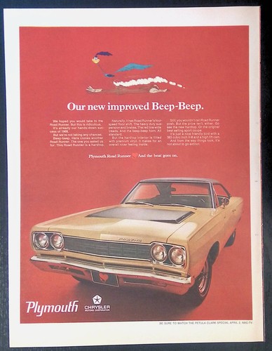 Print 1968 plymouth road - 1968,